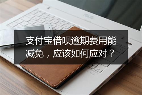 支付宝借呗逾期费用能减免，应该如何应对？