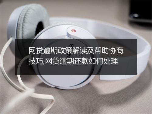 网贷逾期政策解读及帮助协商技巧,网贷逾期还款如何处理