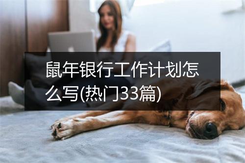 鼠年银行工作计划怎么写(热门33篇)