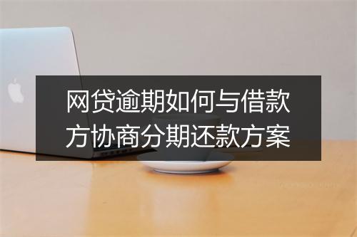 网贷逾期如何与借款方协商分期还款方案