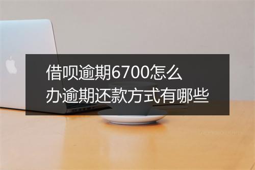 借呗逾期6700怎么办逾期还款方式有哪些