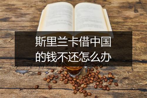 斯里兰卡借中国的钱不还怎么办