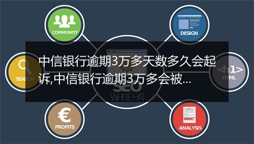 中信银行逾期3万多天数多久会起诉,中信银行逾期3万多会被起诉吗