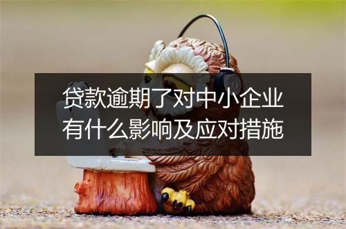 贷款逾期了对中小企业有什么影响及应对措施