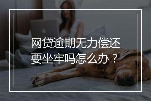 网贷逾期无力偿还要坐牢吗怎么办？