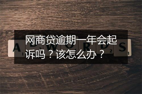 网商贷逾期一年会起诉吗？该怎么办？
