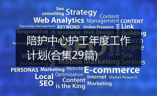 陪护中心护工年度工作计划(合集29篇)