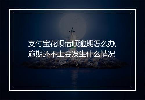 支付宝花呗借呗逾期怎么办,逾期还不上会发生什么情况