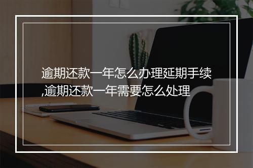逾期还款一年怎么办理延期手续,逾期还款一年需要怎么处理