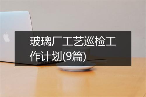 玻璃厂工艺巡检工作计划(9篇)