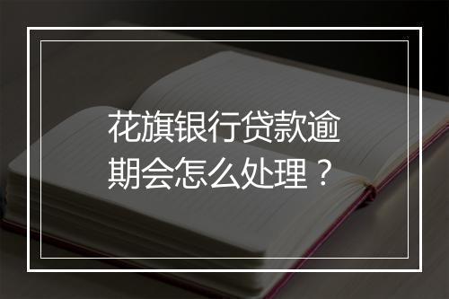 花旗银行贷款逾期会怎么处理？