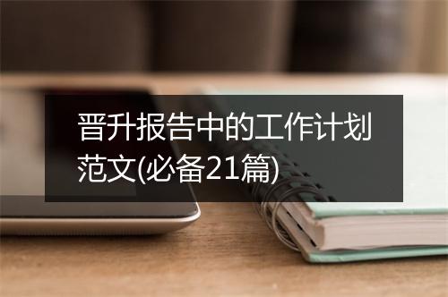 晋升报告中的工作计划范文(必备21篇)