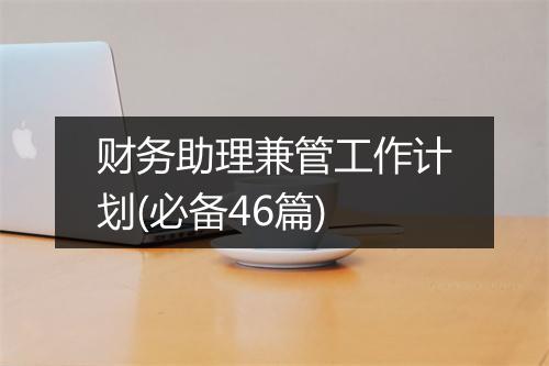 财务助理兼管工作计划(必备46篇)
