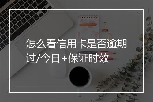 怎么看信用卡是否逾期过/今日+保证时效