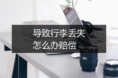 导致行李丢失怎么办赔偿