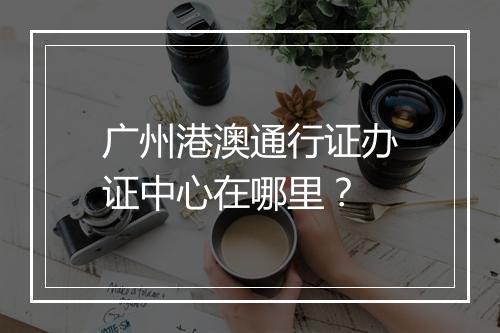 广州港澳通行证办证中心在哪里？