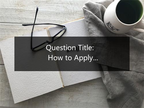 Question Title: How to Apply for a US Tourist Visa?