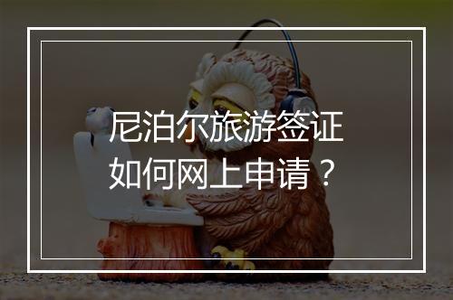 尼泊尔旅游签证如何网上申请？