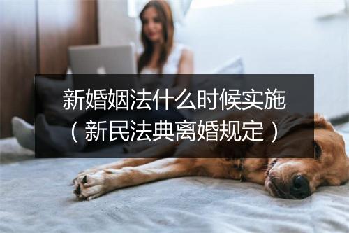 新婚姻法什么时候实施（新民法典离婚规定）