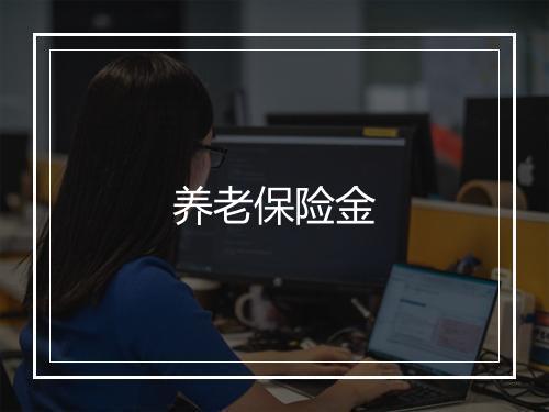 养老保险金