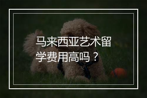 马来西亚艺术留学费用高吗？