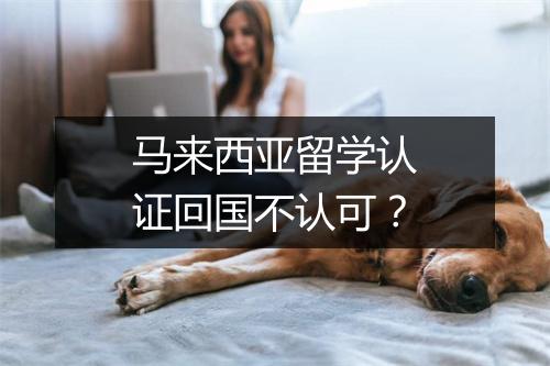 马来西亚留学认证回国不认可？