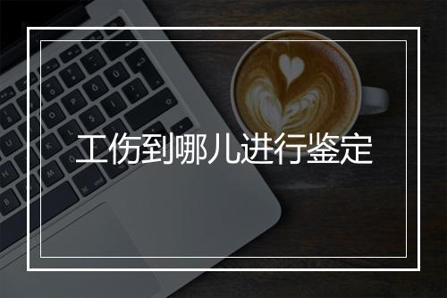 工伤到哪儿进行鉴定