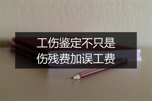 工伤鉴定不只是伤残费加误工费