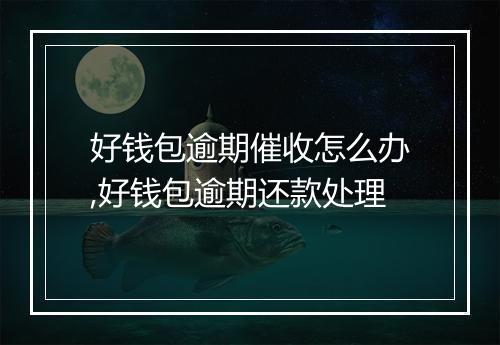 好钱包逾期催收怎么办,好钱包逾期还款处理