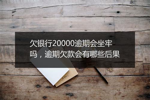欠银行20000逾期会坐牢吗，逾期欠款会有哪些后果