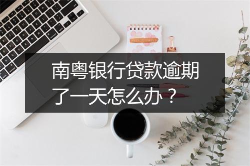南粤银行贷款逾期了一天怎么办？