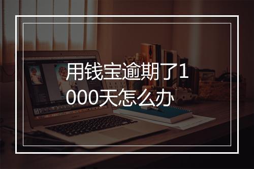 用钱宝逾期了1000天怎么办