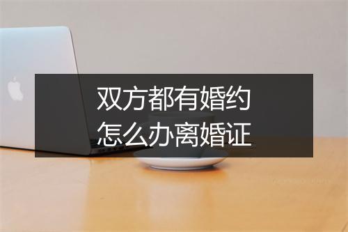 双方都有婚约怎么办离婚证