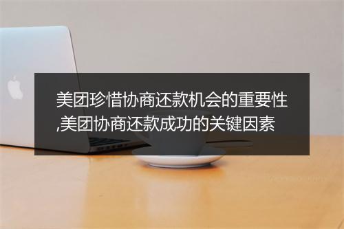 美团珍惜协商还款机会的重要性,美团协商还款成功的关键因素
