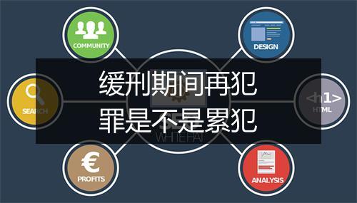缓刑期间再犯罪是不是累犯