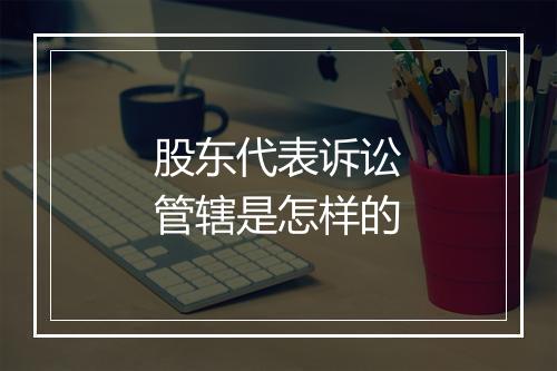 股东代表诉讼管辖是怎样的