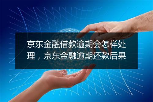 京东金融借款逾期会怎样处理，京东金融逾期还款后果