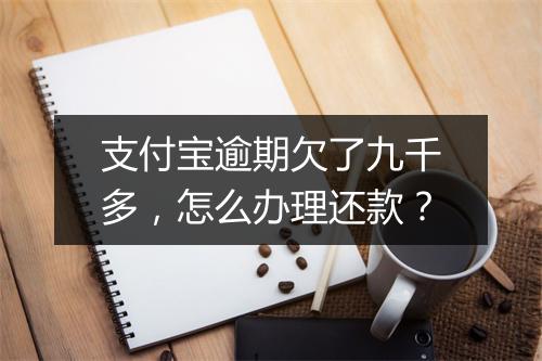 支付宝逾期欠了九千多，怎么办理还款？