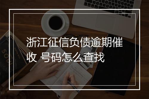 浙江征信负债逾期催收 号码怎么查找