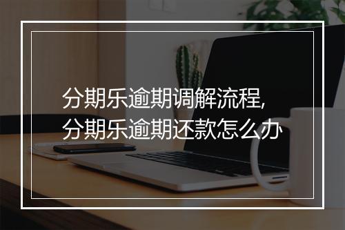 分期乐逾期调解流程,分期乐逾期还款怎么办