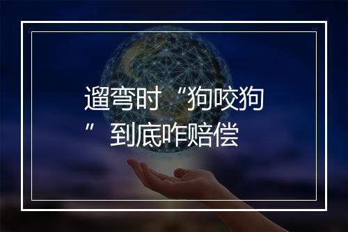 遛弯时“狗咬狗”到底咋赔偿