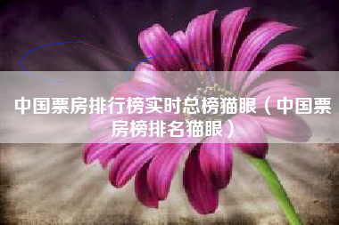 中国票房排行榜实时总榜猫眼（电影票房实时_中国票房榜排名猫眼）