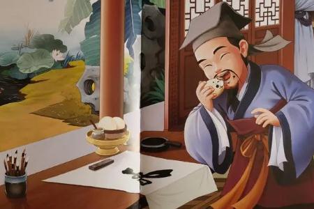 王羲之错把墨汁当酱的故事 名人故事推荐