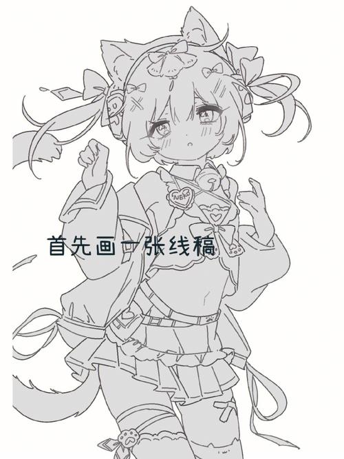 教你给线稿上色教程